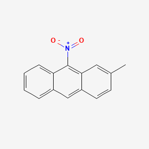 molecular formula C15H11NO2 B3032070 Anthracene, 2-methyl-9-nitro- CAS No. 102630-62-6