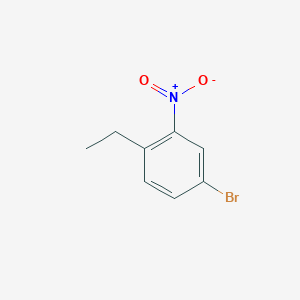 molecular formula C8H8BrNO2 B3032079 4-Bromo-1-ethyl-2-nitrobenzene CAS No. 10342-66-2