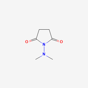 molecular formula C6H10N2O2 B3032097 1-(Dimethylamino)pyrrolidine-2,5-dione CAS No. 10574-06-8