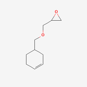 molecular formula C10H16O2 B3032098 Oxirane, [(3-cyclohexen-1-ylmethoxy)methyl]- CAS No. 10578-41-3