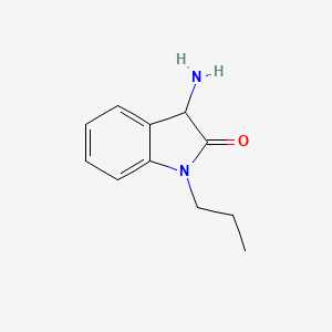 3-amino-1-propyl-1,3-dihydro-2H-indol-2-one