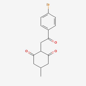 1,3-Cyclohexanedione, 2-[2-(4-bromophenyl)-2-oxoethyl]-5-methyl-