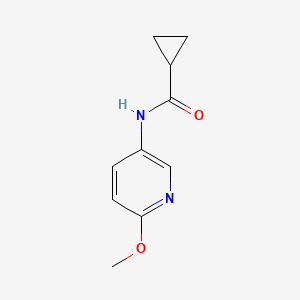 N-(6-methoxypyridin-3-yl)cyclopropanecarboxamide