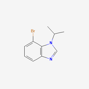 molecular formula C10H11BrN2 B3032136 7-bromo-1-(propan-2-yl)-1H-1,3-benzodiazole CAS No. 1147015-11-9