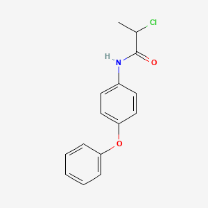 molecular formula C15H14ClNO2 B3032142 2-chloro-N-(4-phenoxyphenyl)propanamide CAS No. 115608-99-6