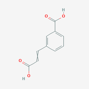 Benzoic acid, 3-[(1E)-2-carboxyethenyl]-