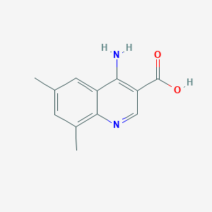 4-Amino-6,8-dimethylquinoline-3-carboxylic acid