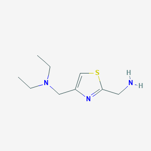 {4-[(Diethylamino)methyl]-1,3-thiazol-2-yl}methanamine