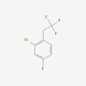 2-Bromo-4-fluoro-1-(2,2,2-trifluoroethyl)benzene