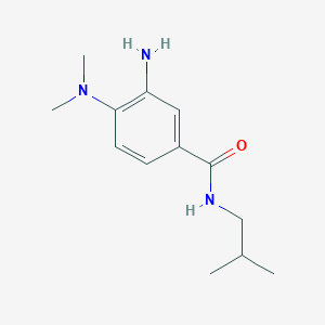 3-amino-4-(dimethylamino)-N-(2-methylpropyl)benzamide