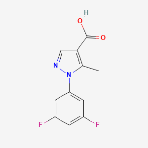 1-(3,5-difluorophenyl)-5-methyl-1H-pyrazole-4-carboxylic acid
