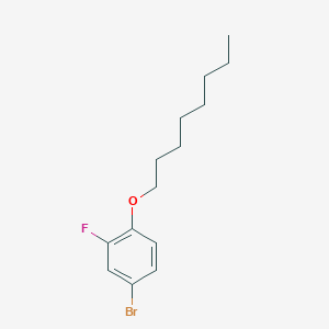 4-Bromo-2-fluoro-1-(octyloxy)benzene