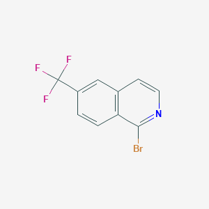 molecular formula C10H5BrF3N B3032171 1-Bromo-6-(trifluoromethyl)isoquinoline CAS No. 1196152-93-8