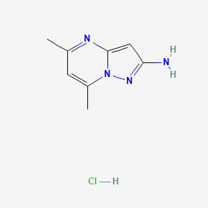 5,7-Dimethylpyrazolo[1,5-a]pyrimidin-2-amine hydrochloride