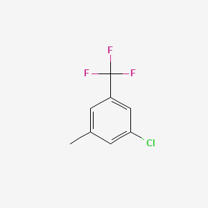 molecular formula C8H6ClF3 B3032185 1-氯-3-甲基-5-(三氟甲基)苯 CAS No. 1214384-22-1
