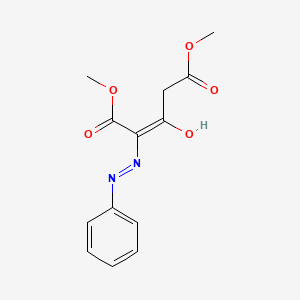 Dimethyl 3-oxo-2-(2-phenylhydrazono)pentanedioate
