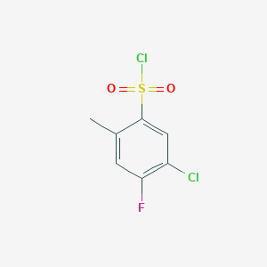 5-Chloro-4-fluoro-2-methylbenzenesulfonyl chloride