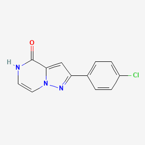 2-(4-chlorophenyl)pyrazolo[1,5-a]pyrazin-4(5H)-one