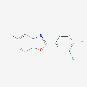 molecular formula C14H9Cl2NO B303222 2-(3,4-Dichlorophenyl)-5-methyl-1,3-benzoxazole 