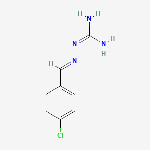 Hydrazinecarboximidamide, 2-((4-chlorophenyl)methylene)-