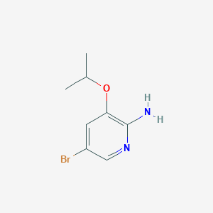 molecular formula C8H11BrN2O B3032257 5-Bromo-3-isopropoxypyridin-2-amine CAS No. 1335058-38-2