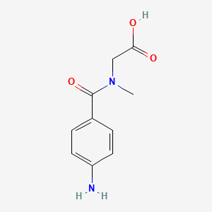 molecular formula C10H12N2O3 B3032259 2-(4-amino-N-methylbenzamido)acetic acid CAS No. 133604-66-7