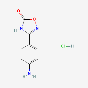 3-(4-Aminophenyl)-1,2,4-oxadiazol-5(4H)-one hydrochloride