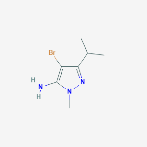 molecular formula C7H12BrN3 B3032265 4-溴-5-异丙基-2-甲基-2H-吡唑-3-胺 CAS No. 1349718-80-4