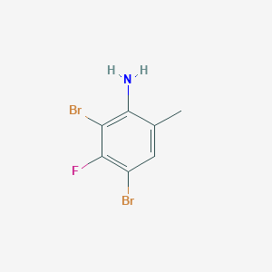 2,4-Dibromo-3-fluoro-6-methylaniline