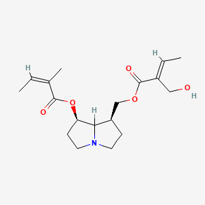 molecular formula C18H27NO5 B3032277 Neosarracine CAS No. 136173-26-7