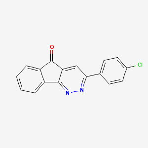 molecular formula C17H9ClN2O B3032279 3-(4-Chlorophenyl)-5H-indeno[1,2-c]pyridazin-5-one CAS No. 136716-38-6