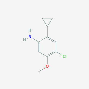 4-Chloro-2-cyclopropyl-5-methoxyaniline