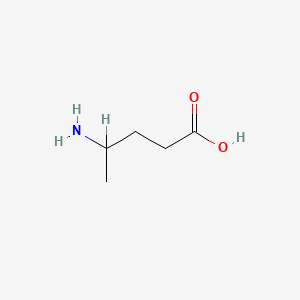 molecular formula C5H11NO2 B3032296 4-Aminovaleric acid CAS No. 13880-74-5