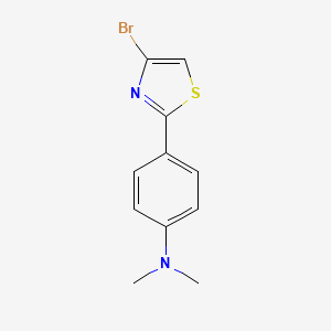 4-(4-bromothiazol-2-yl)-N,N-dimethylaniline