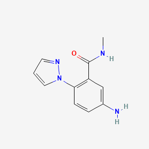 5-amino-N-methyl-2-(1H-pyrazol-1-yl)benzamide