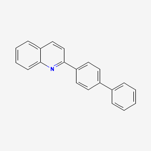 molecular formula C21H15N B3032322 2-(4-Phenylphenyl)quinoline CAS No. 14251-81-1