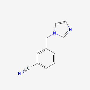 molecular formula C11H9N3 B3032327 3-(1H-imidazol-1-ylmethyl)benzonitrile CAS No. 143426-59-9