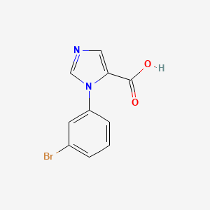 molecular formula C10H7BrN2O2 B3032332 1-(3-Bromophenyl)-1H-imidazole-5-carboxylic acid CAS No. 1439896-42-0