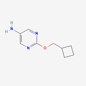 molecular formula C9H13N3O B3032333 2-(Cyclobutylmethoxy)pyrimidin-5-amine CAS No. 1439896-57-7