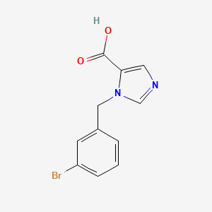 molecular formula C11H9BrN2O2 B3032336 1-(3-Bromobenzyl)-1H-imidazole-5-carboxylic acid CAS No. 1439897-73-0