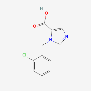 molecular formula C11H9ClN2O2 B3032338 1-(2-氯苄基)-1H-咪唑-5-羧酸 CAS No. 1439899-35-0