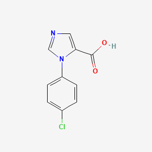 molecular formula C10H7ClN2O2 B3032343 1-(4-Chlorophenyl)-1H-imidazole-5-carboxylic acid CAS No. 1439902-40-5