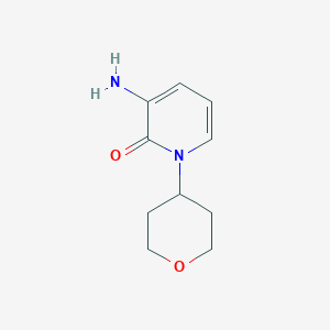 molecular formula C10H14N2O2 B3032344 3-Amino-1-(oxan-4-yl)-1,2-dihydropyridin-2-one CAS No. 1439902-82-5