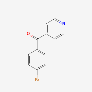 molecular formula C12H8BrNO B3032354 甲酮，(4-溴苯基)-4-吡啶基- CAS No. 14548-49-3