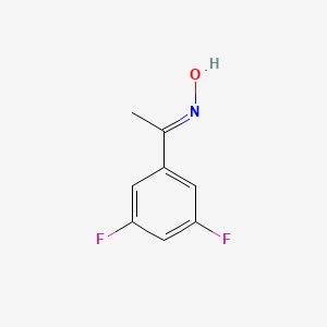 molecular formula C8H7F2NO B3032366 3',5'-二氟苯乙酮肟 CAS No. 149773-89-7