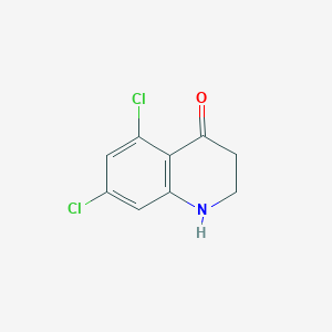 molecular formula C9H7Cl2NO B3032369 4(1H)-Quinolinone, 5,7-dichloro-2,3-dihydro- CAS No. 150571-05-4