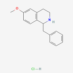 molecular formula C17H20ClNO B3032379 1-Benzyl-6-methoxy-1,2,3,4-tetrahydroisoquinoline hydrochloride CAS No. 154538-29-1