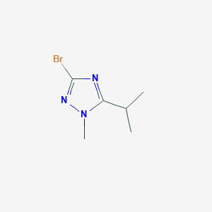 molecular formula C6H10BrN3 B3032386 3-溴-1-甲基-5-(丙-2-基)-1H-1,2,4-三唑 CAS No. 1573547-76-8