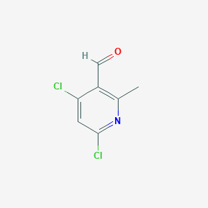 molecular formula C7H5Cl2NO B3032390 4,6-Dichloro-2-methylnicotinaldehyde CAS No. 1589540-62-4