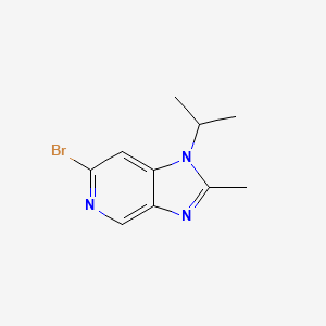 molecular formula C10H12BrN3 B3032393 6-溴-1-异丙基-2-甲基-1H-咪唑并[4,5-c]吡啶 CAS No. 1612172-53-8